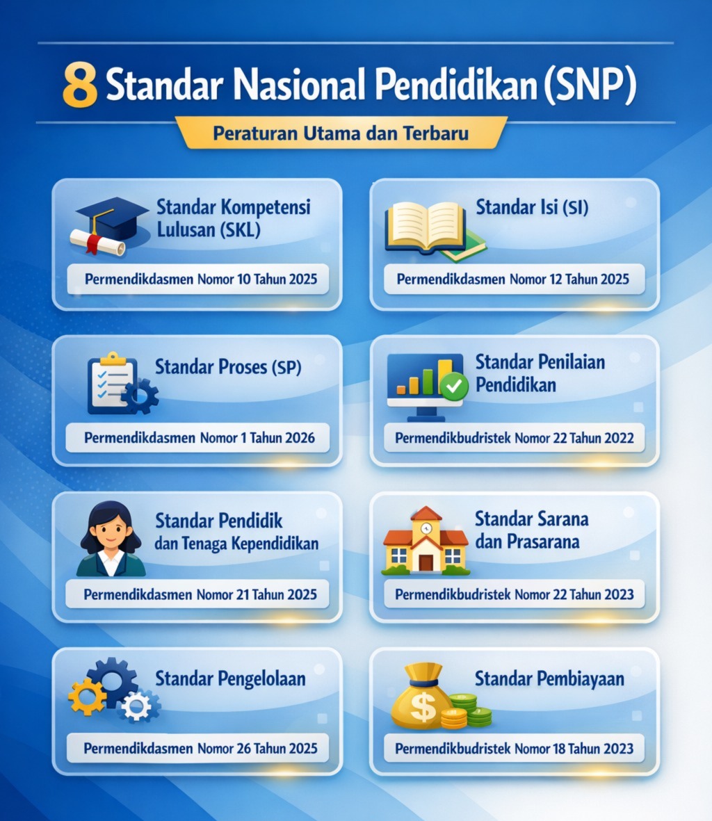 Statnar 8 Standar Nasional Pendidikan (SNP) - SMA Yaspen Tugu Ibu Depok